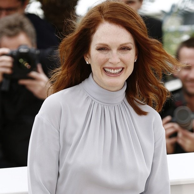 Julianne Moore accessorized with jewelry by Chopard