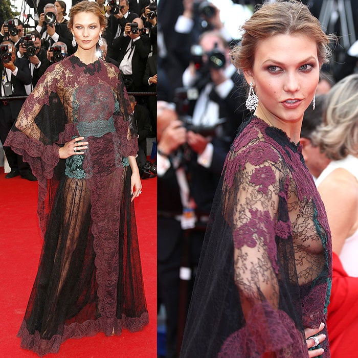 Karlie Kloss at the Opening Ceremony of the 67th Annual Cannes Film Festival