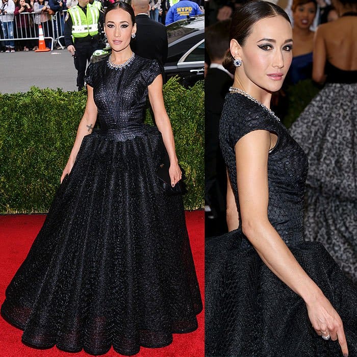 Maggie Q attends the 'Charles James: Beyond Fashion' Costume Institute Gala held at the Metropolitan Museum of Art on May 5, 2014 in New York City