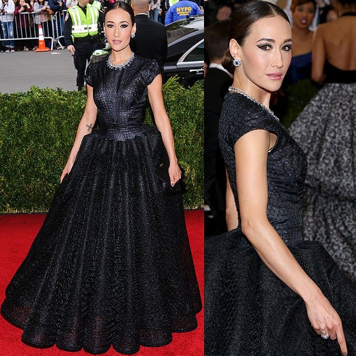 Maggie Q dress 2014 Met Gala