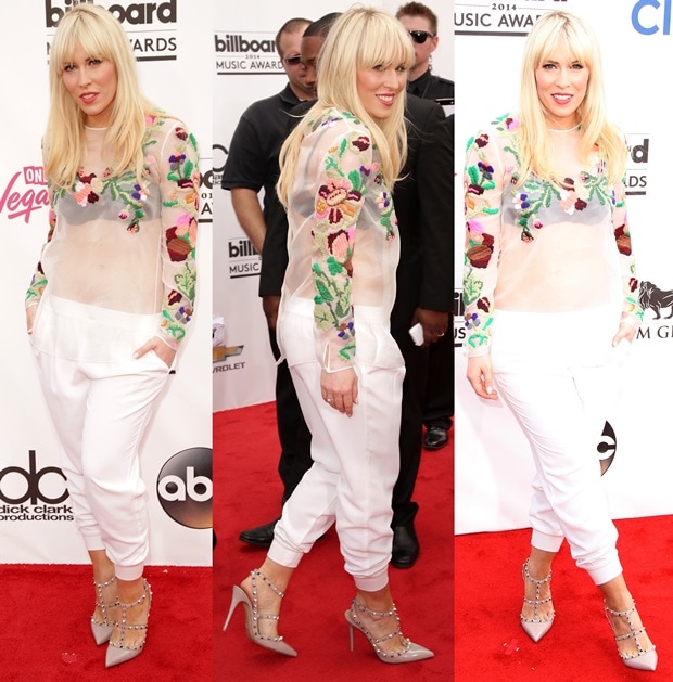 Natasha Bedingfield on the red carpet at the 2014 Billboard Awards held at the MGM Grand Hotel & Casino in Las Vegas on May 18, 2014