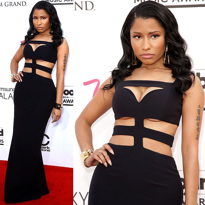 Nicki Minaj at the 2014 Billboard Music Awards held at the MGM Grand Garden Arena in Las Vegas, Nevada, on May 18, 2014