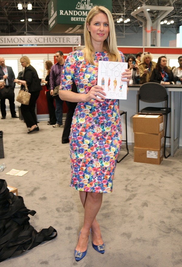 Nicky Hilton promoted her style book at the 2014 Book Expo America