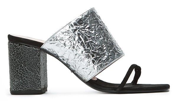 Opening Ceremony Jindo Sandals Silver Foil