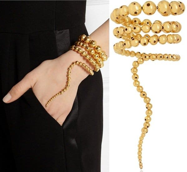 Paula Mendoza Nereus Gold-Plated Bracelet