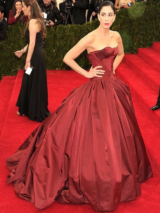 Sarah Silverman attends the 'Charles James: Beyond Fashion' Costume Institute Gala held at the Metropolitan Museum of Art on May 5, 2014 in New York City