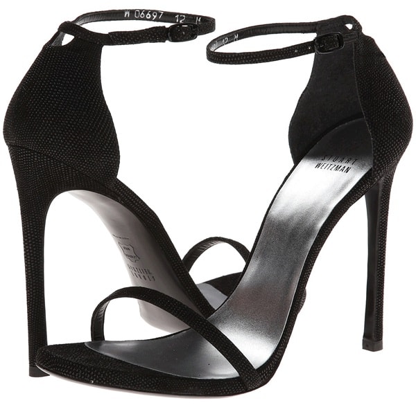 Stuart Weitzman Bridal & Evening Collection Nudist Black Sandals