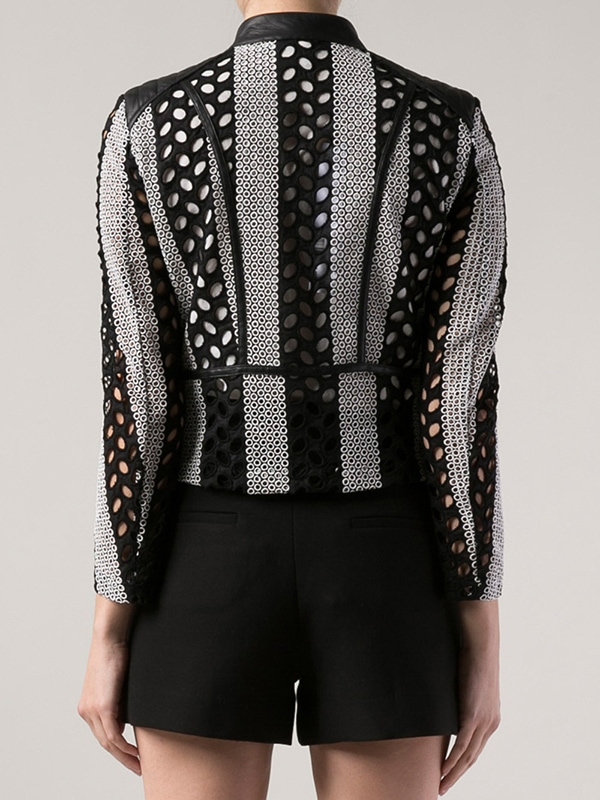  Yigal Azrouël Eyelet Jacket