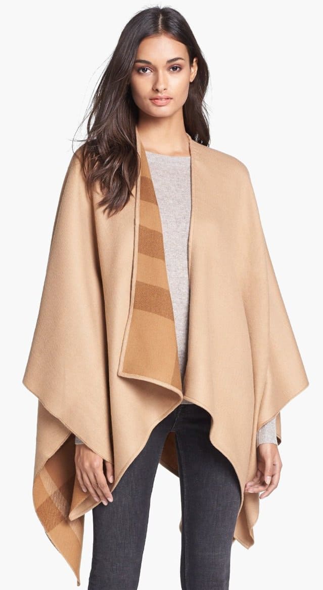 Burberry Merino Wool Ruana