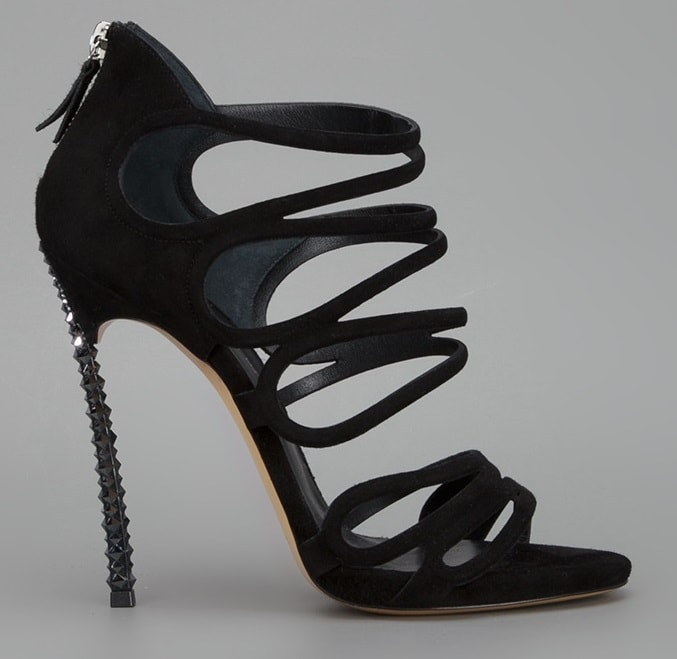 Casadei Strappy Blade Heel Sandals