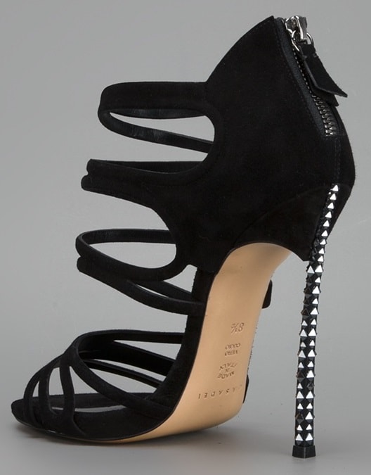 Casadei Strappy Blade Heel Sandals