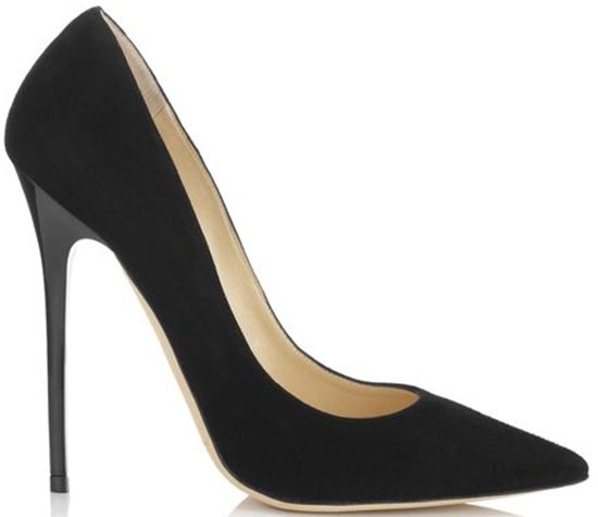 Jimmy Choo "Anouk" Pumps in Black Suede