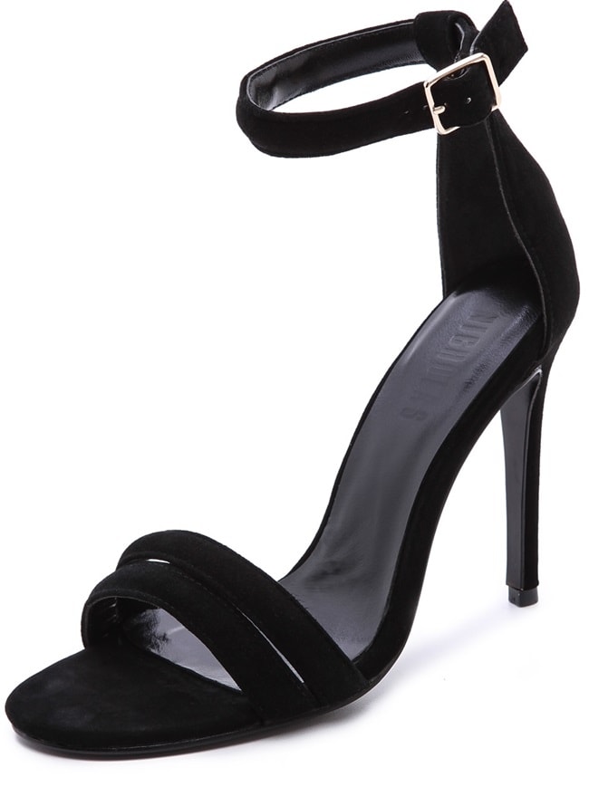 Nicholas Jocelyn Suede Sandals in Black