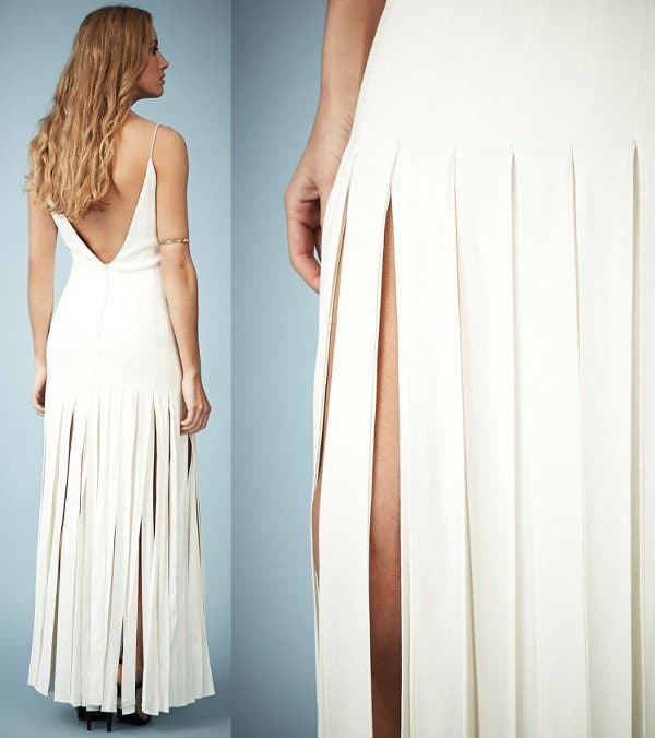 Kate Moss for Topshop Splice Skirt Maxi Dress 