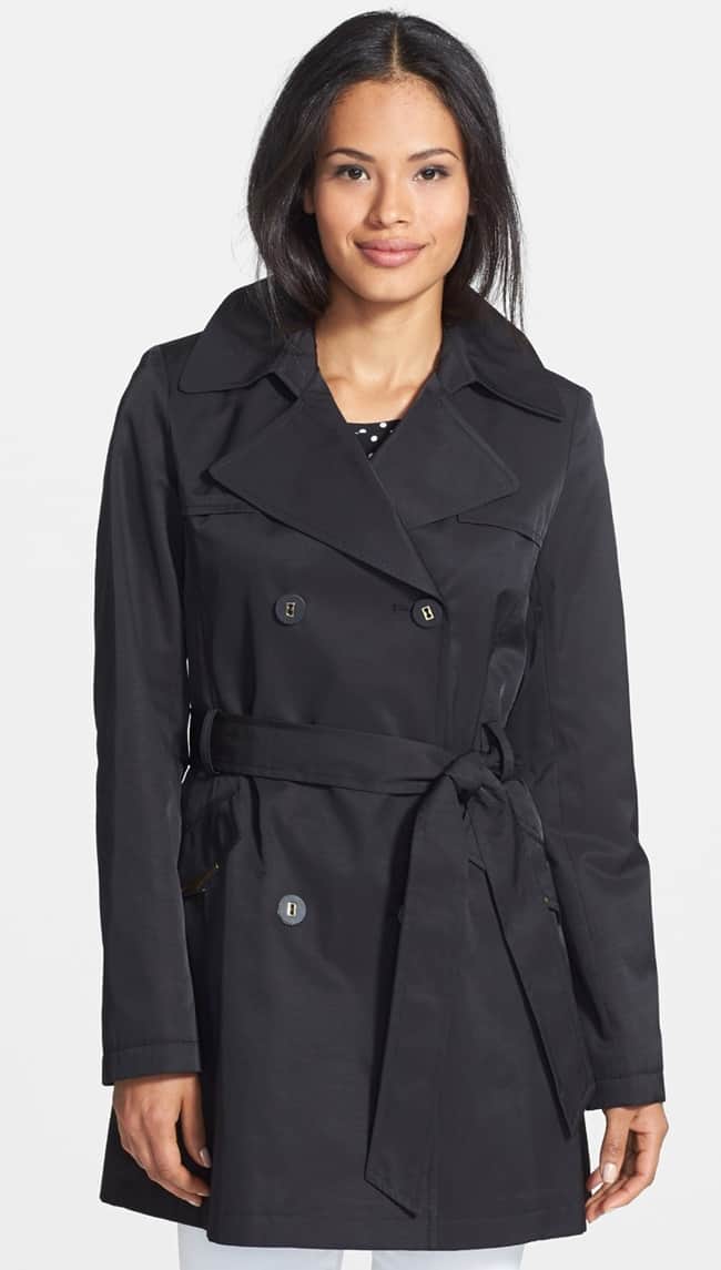 Via Spiga Scarpa Double Breasted Trench Coat