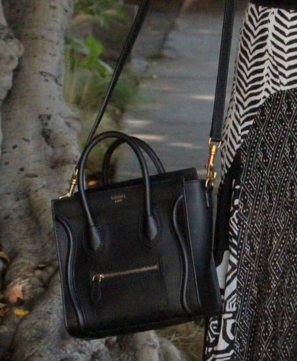 Ashley Tisdale carrying her Celine Nano bag