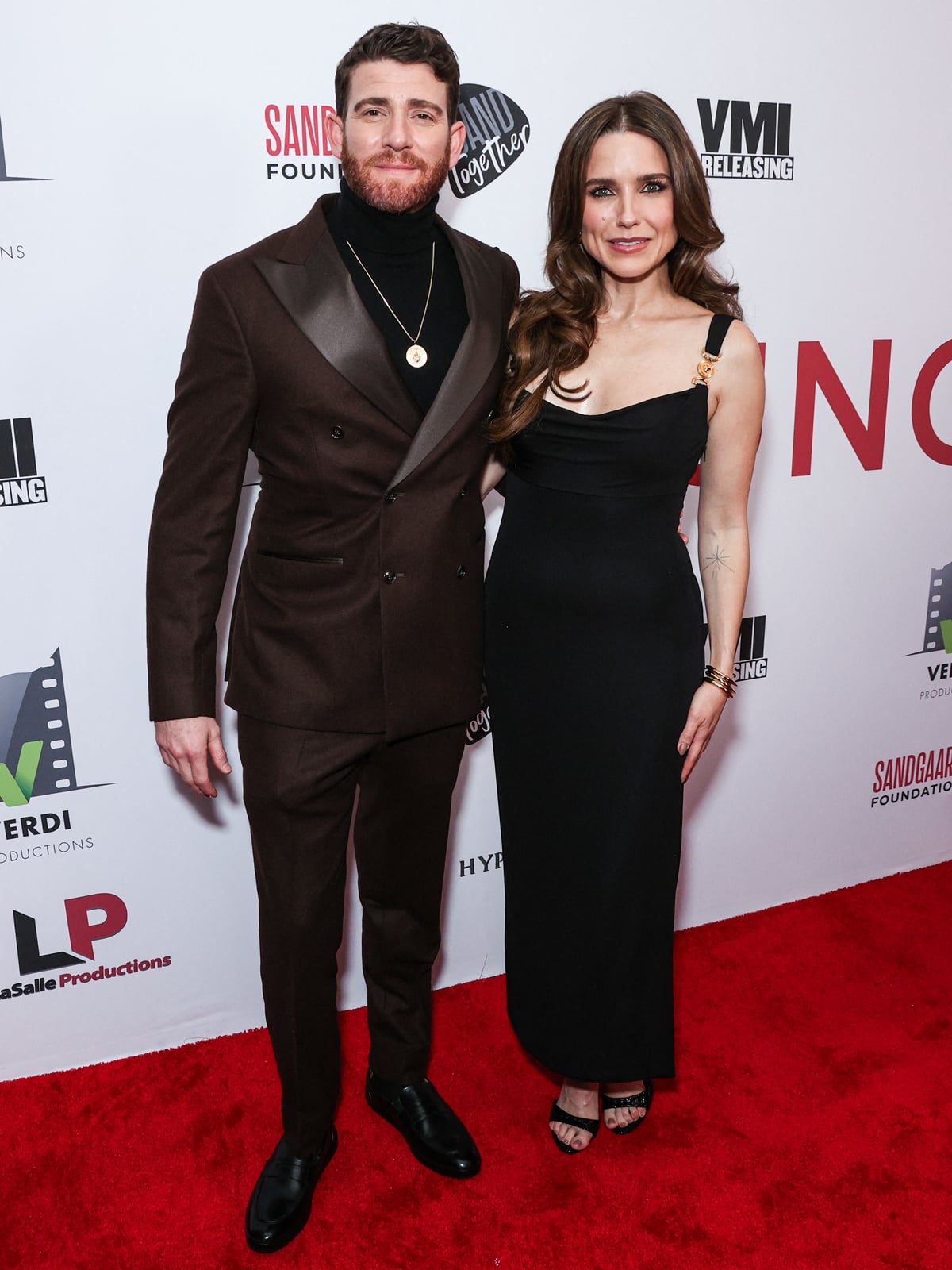 Actor Bryan Greenberg, who stands at 5ft 11 ½ inches (181.6 cm), and actress Sophia Bush, with a height of 5ft 4 inches (162.6 cm), attended the Los Angeles Premiere of "Junction" at Harmony Gold on January 24, 2024, in Los Angeles, California