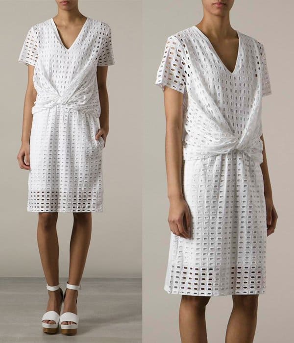 Carven Perforated Dress