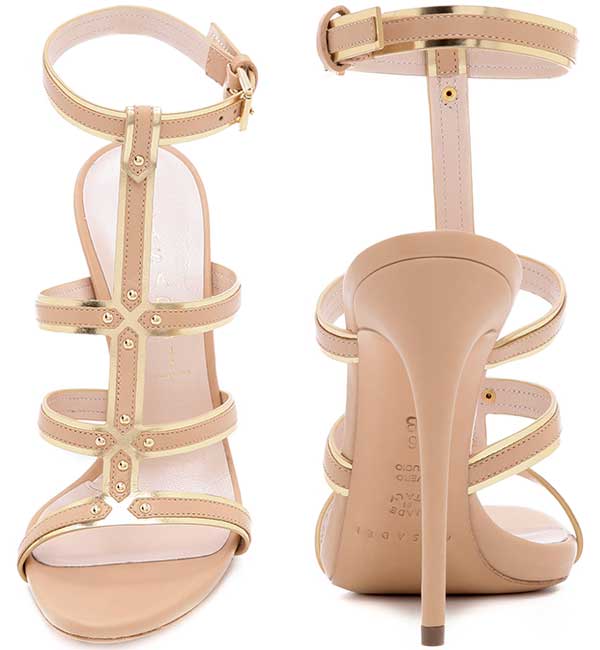 Casadei Gladiator Stiletto Sandals