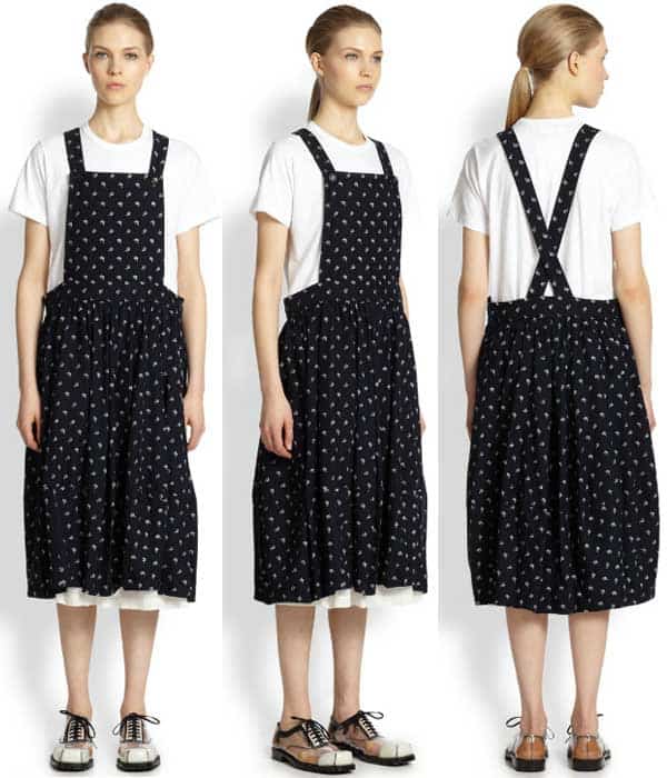 Comme des Garcons Printed Overall Dress