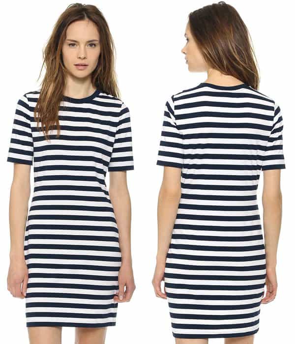 DKNY Short Sleeve Dress