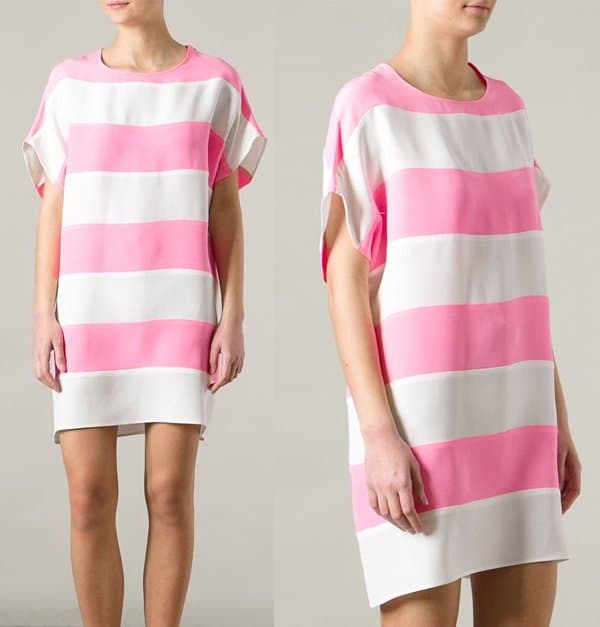 Gianluca Capannolo Striped Tshirt Dress