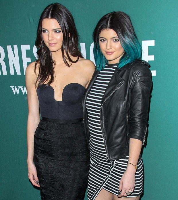 Kendall Jenner and Kylie Jenner at Barnes & Noble on Union Square in New York City on June 4, 2014
