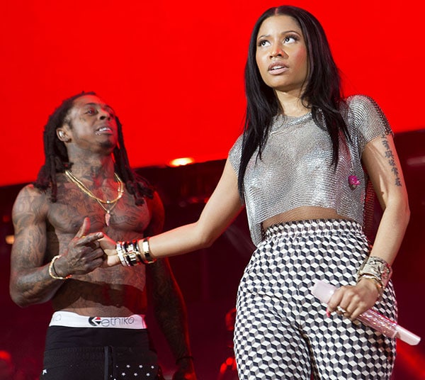 Nicki Minaj and Lil Wayne at Summer Jam