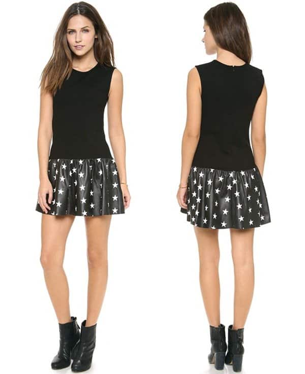 Love Leather Stars Courtside Mini Dress