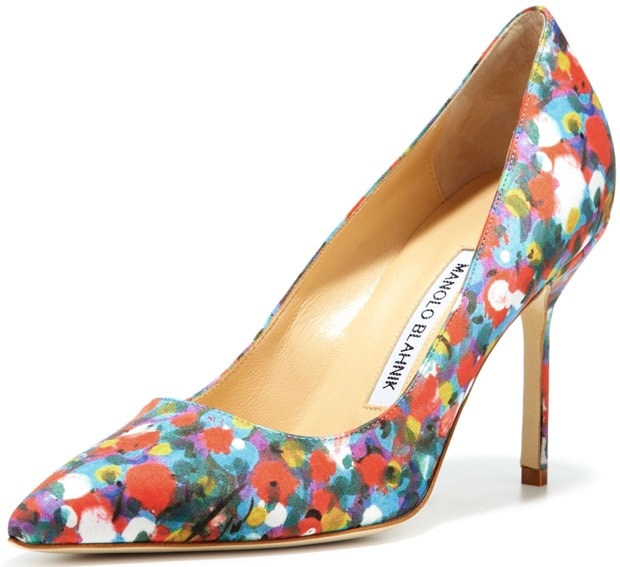 Manolo Blahnik BB Floral Pumps