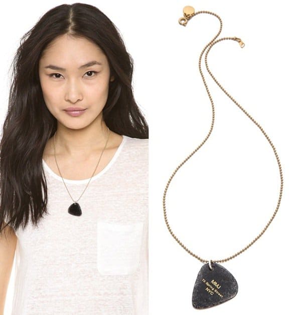 Marc by Marc Jacobs Guitar Pick Necklace