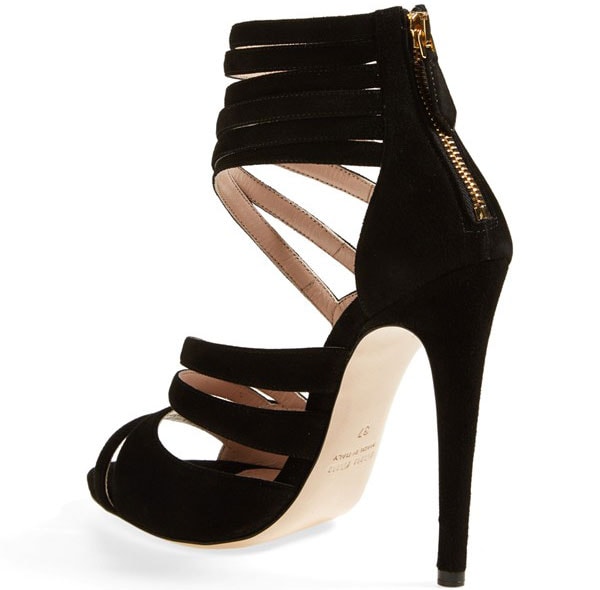 Miu Miu Asymmetrical Strappy Sandals