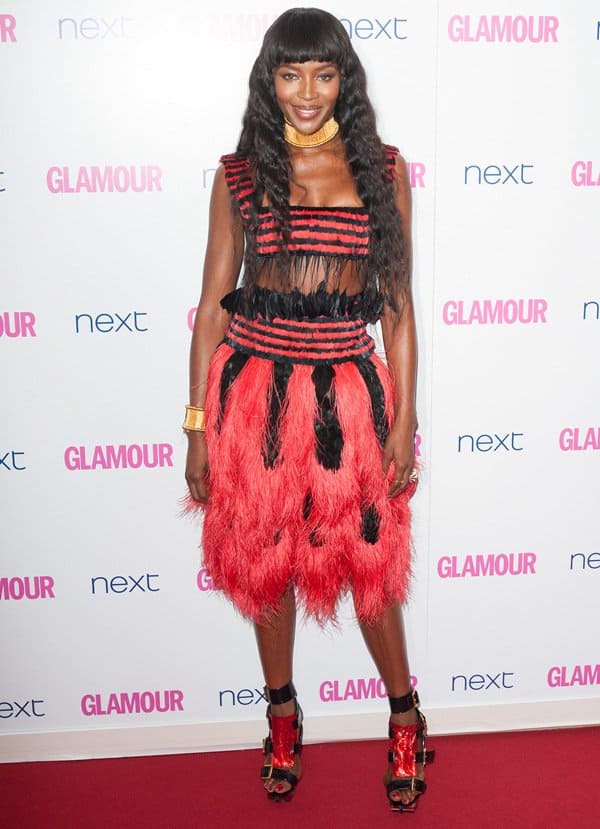 Naomi Campbell at the 2014 Glamour Women of the Year Awards