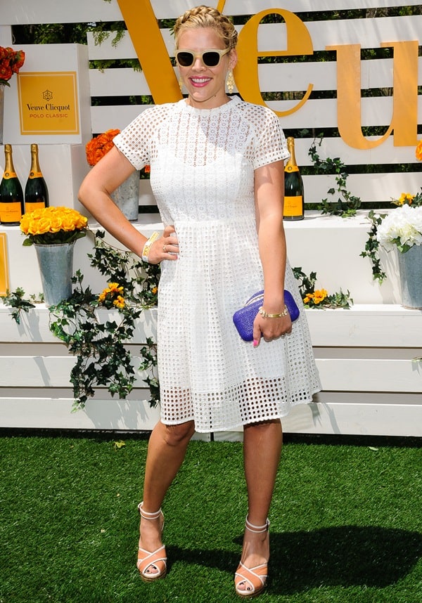 Busy Phillips at the 7th Annual Veuve Clicquot Polo Classic in Liberty State Park in Jersey City, New Jersey, on June 1, 2014