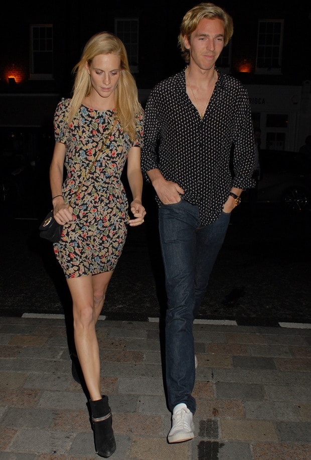 Celebrities at the Chiltern Firehouse in Marylebone