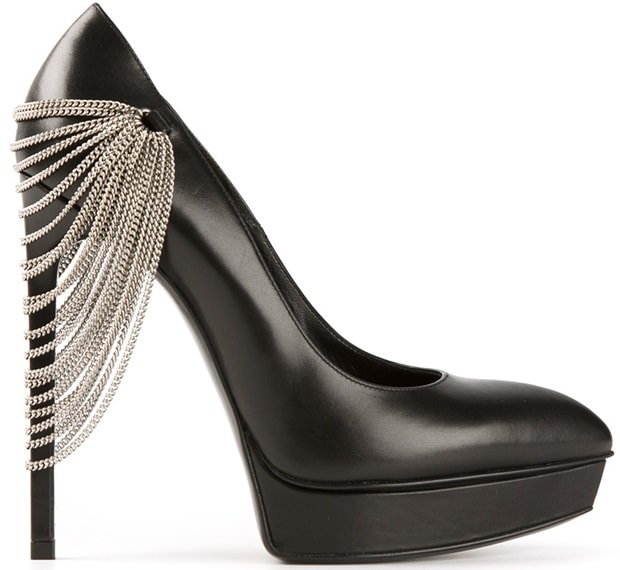 Saint Laurent Classic "Janis" 105 Pumps in Black