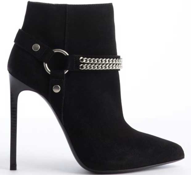 Saint Laurent Chain Harness Detail Booties