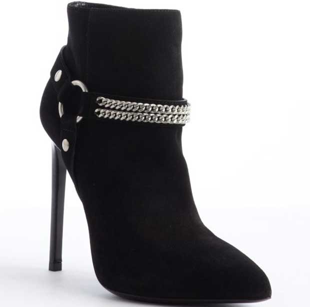 Saint Laurent Chain Harness Detail Booties