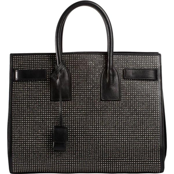 Saint Laurent Studded 'Sac de Jour' Carryall in Black (Small)