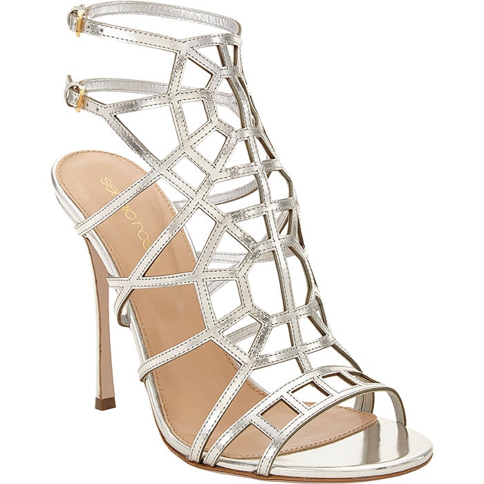 Sergio Rossi "Puzzle" Cage Sandals