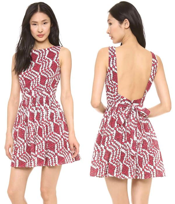 Thakoon Addition Backless Flared Dress