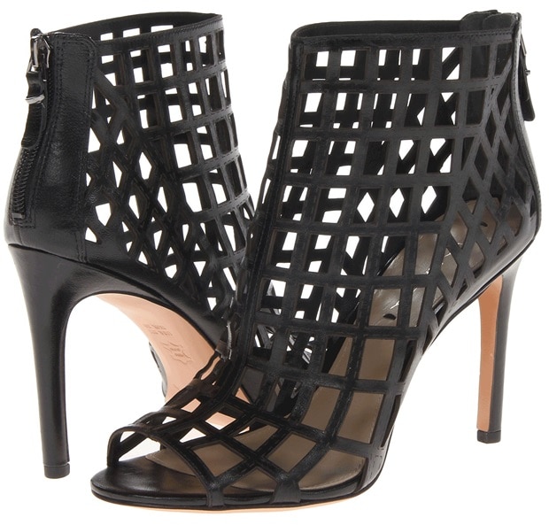 Via Spiga Elenora Black Dress Sandals