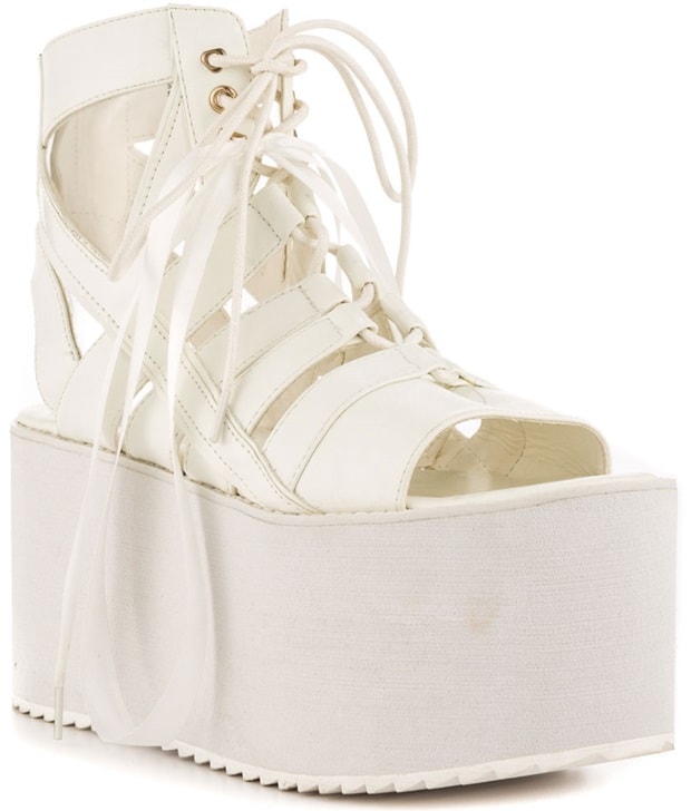 YRU "Medusa" Sandal in White