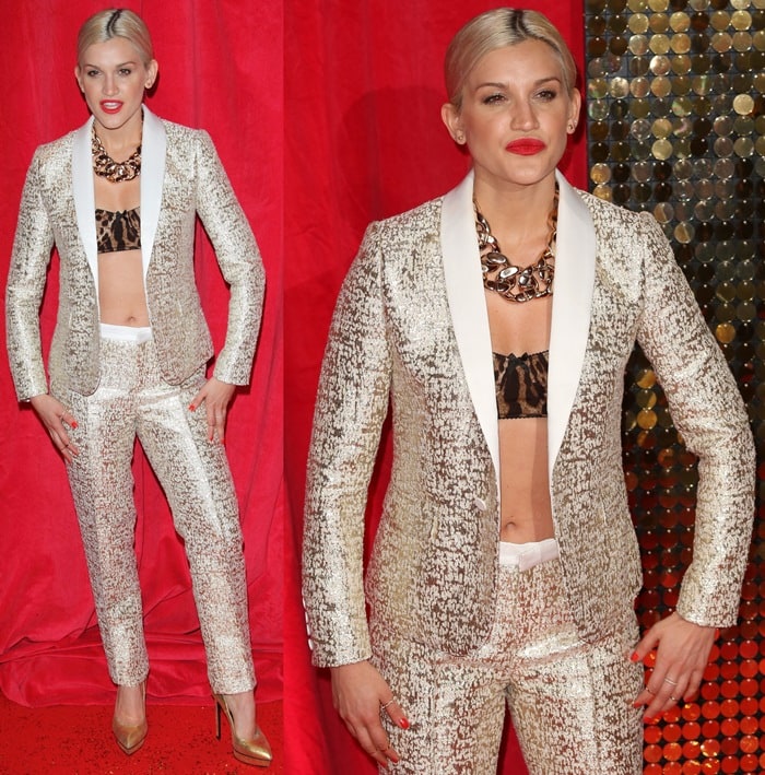 Ashley Roberts at the British Soap Awards 2014 held at the Hackney Empire in London on May 24, 2014