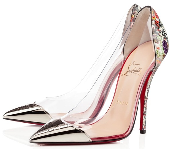 Multicolor Python Christian Louboutin Djalouzi Pumps