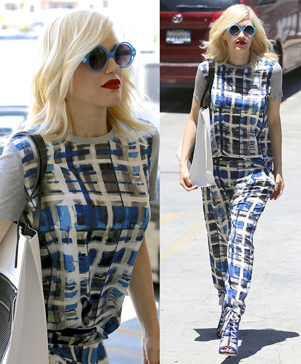 Gwen Stefani heading to an acupuncture clinic in Los Angeles on July 9, 2014