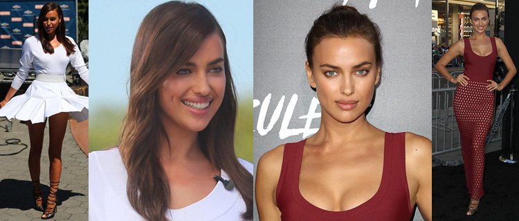 Hercules' Wife Irina Shayk in Azzedine Alaia Dress and ...