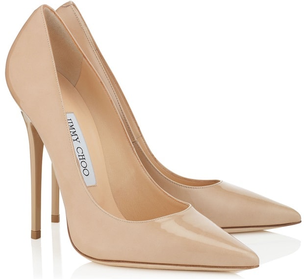 Jimmy Choo Beige Anouk Pumps