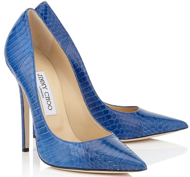 Jimmy Choo Blue Anouk Pumps