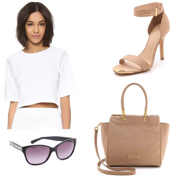 Lily Collins inspired outfit